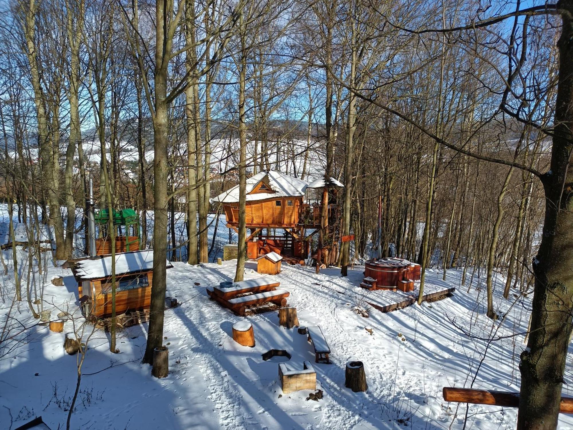 Treehous Sneznik S Wellness Hotel Dolní Morava Eksteriør billede